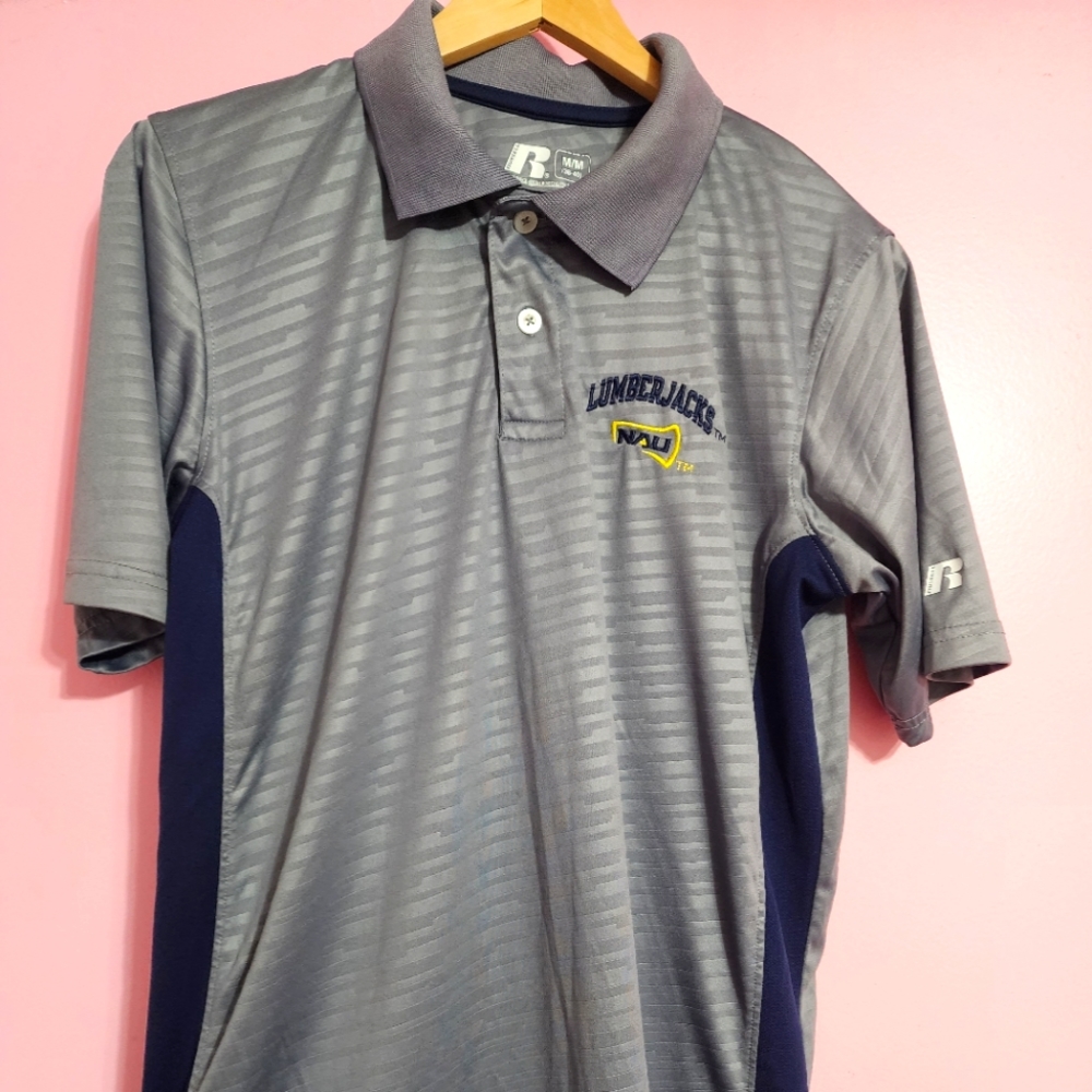 NAU Lumberjacks polo - Russell brand - Medium